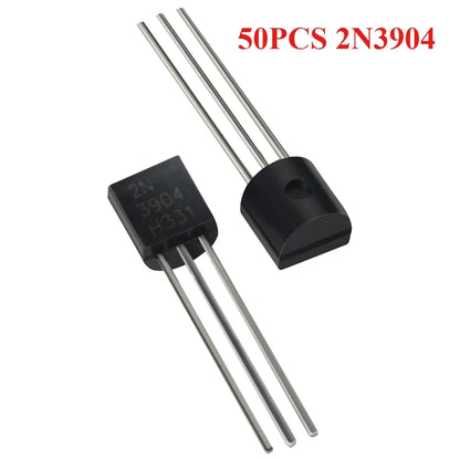 50-900PCS Transistors kit NPN PNP S8050 S8550 S9012 2N3904 2N3906 C1815 A1015 MJE13001 BC327 BC337 BC517 BC547 BC548 BC549 BC558