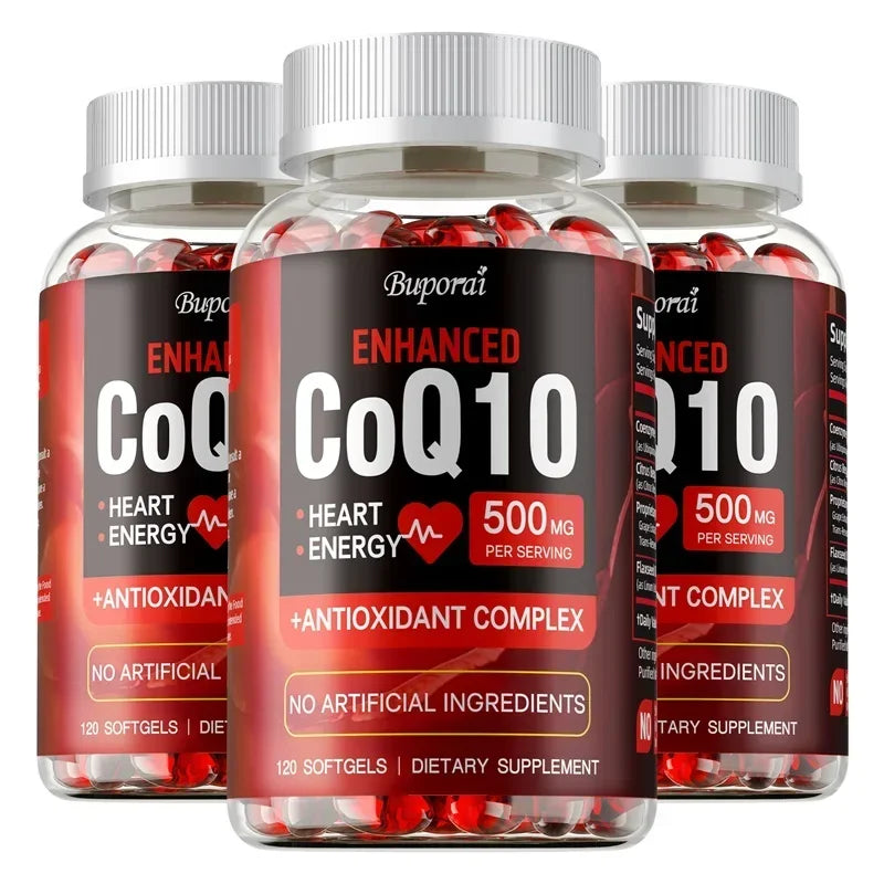 CoQ10 Supplement - Super Absorption, Antioxidant, Good for Heart Health and Energy Production, Coenzyme Q10 Vitamin