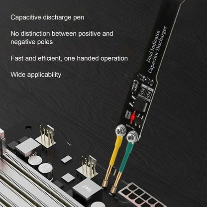 Capacitor Discharge Pen High Voltage Fast Discharging Tool Digital Sparkpen Discharger 1000V