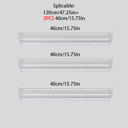 30cm-150cm Kitchen Takeaway Order Organizer Ticket Holder PVC Takeout Orders & Restaurant Tickets Rack for Office Cafes Pubs