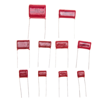 KIT 50PC=10value*5PCS Metallized Polyester Film Capacitors CBB Assortment Kit 400V 10nF ~ 3.3UF igmopnrq