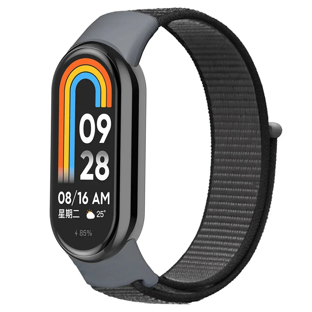 Nylon Loop Strap For Xiaomi Mi Band 10 Smart Watch Belt Wristband Breathable Watchband Correa For Mi Band 9/8 Strap Accessories