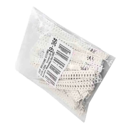 1206 For SMD Resistor Assorted Kit 1500pcs, 60 Values From 0R To 10M Ohm With 1% Accuracy Surface-Mount Film Resistors Set