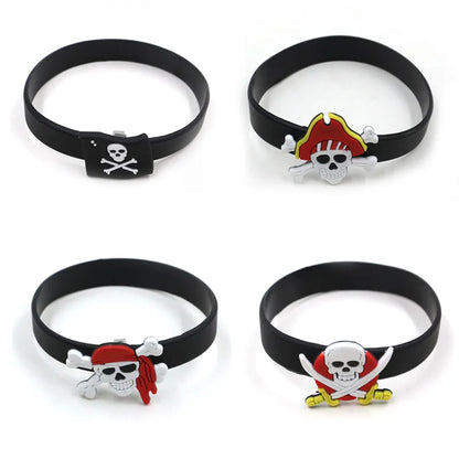 Pirate Party Supplies Favors Pirate Bracelets Rings Wristband Pirate Theme Birthday Party Favors Decorations Gift Filler Bag