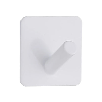 Adhesive Wall Hooks Towel Holder Door Key Cloth Coat Bathroom Robe Hanger Kitchen Hardware Rack Bag Hook Organizer For Hanging