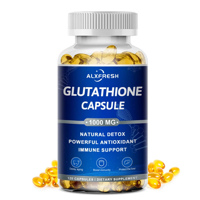 Glutathione Capsules Antioxidant Supplements Enhance Immune System and Skin Health Whitening Beauty Skin Care and Anti-aging