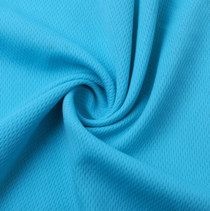 Bird Eye Quick Dry Sport Training Jersey Fabric Moisture Wicking Breathable Mesh Short Sleeve Athletic Shirt Clothing Material