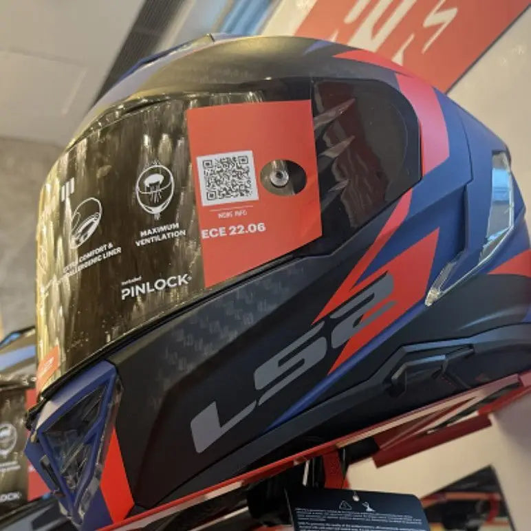 LS2 FF818 Motorcycle Helmet Full Face Double Lens Off-road Racing Helmet Men Breathable Cascos Para Moto DOT Casco Moto