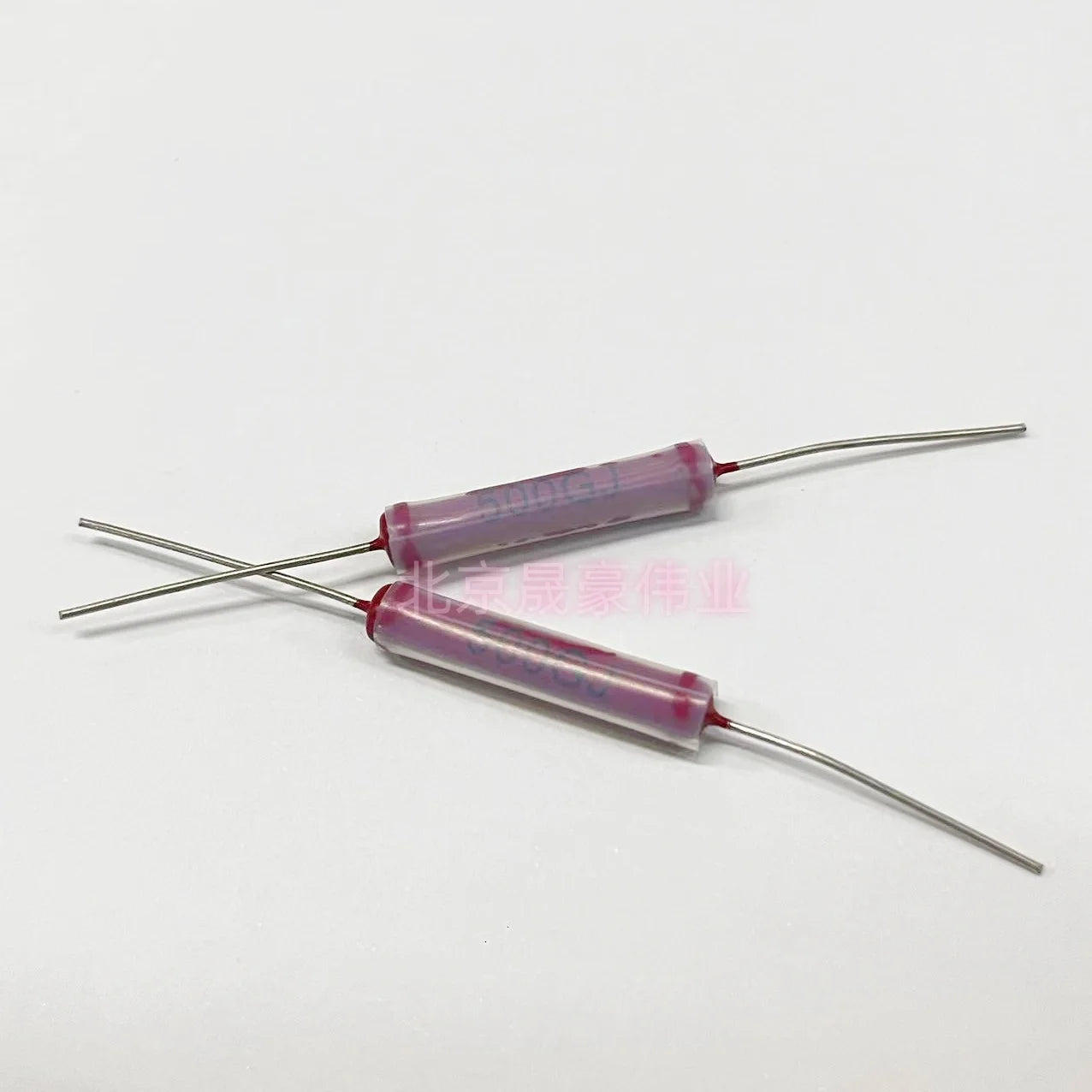 1Pcs RI40 high-voltage glass glazed resistor3W 50G 100G 200G 500G 1T 10T5% 5.3*28 non-inductive high-frequency Dahongpao ceramic