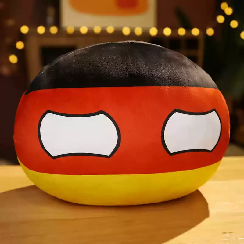 Newest 10cm 68 Styles Country Ball Plush Toy Polandball Pendant Country Flag Ball Gifts for Children Kazakhstan Countryball Stuf