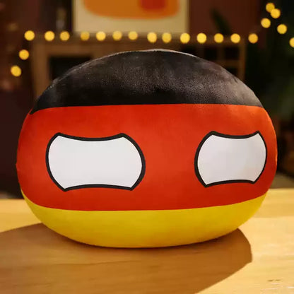 Newest 10cm 68 Styles Country Ball Plush Toy Polandball Pendant Country Flag Ball Gifts for Children Kazakhstan Countryball Stuf