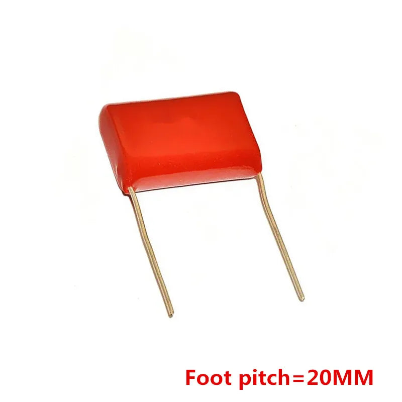10PCS/Lot 450V 225J 2.2uF CBB Polypropylene film capacitor pitch 20mm 225 2.2uF 450V Capacitors