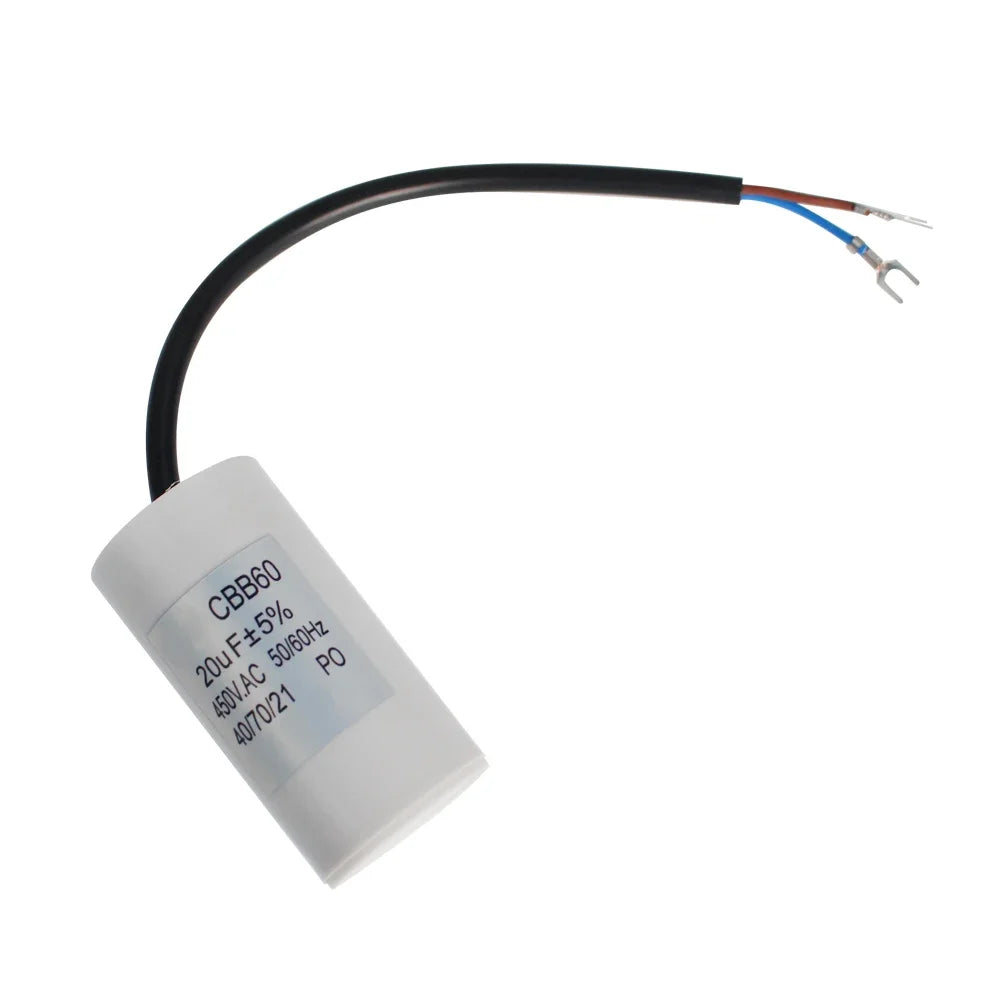 CBB60 Motor Run Capacitors 5UF 6UF 8UF 10UF 12UF 14UF 15UF 16UF 18UF 20UF 25UF 30UF 35UF 40UF 45UF 50UF 60UF Starting Capacitor