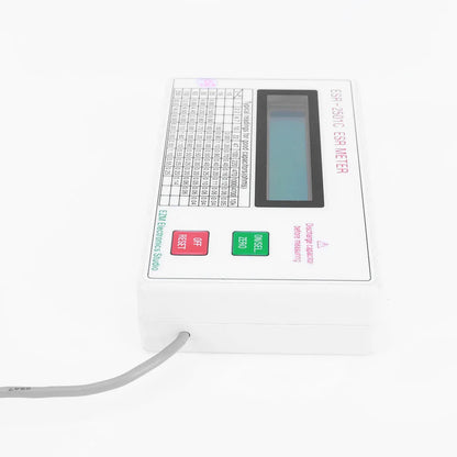 Capacitor ESR DCR Tester Circuit Tester Electrical Testing Meter With Test Leads Clip Battery Smart Shutdown Function