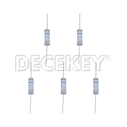 Resistor Kit 1W 2W 3W 5W 5% 30Kinds X 10PCS Carbon Film Resistance 0.1-750 ohm Set 1k-820K 30Kinds X 5PCS