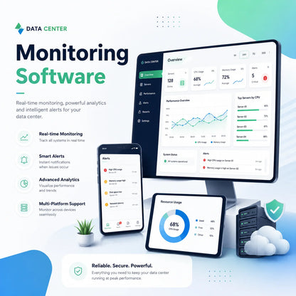 Professional Infrastructure Protection Real-Time Environmental Monitoring |  Data Center Monitoring Software – OEM Available