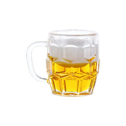 Furniture  Dollhouse Accessories Dollhouse Miniature Beer Cup Miniature Scene Model Mini Lemon Cup Drinks  Mini Beer Mug