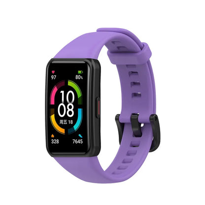 Soft Silicone Sport Strap for Huawei Band 7/6/6 pro Smart Wristband Replacement Bracelet For Huawei Honor Band 6 Belt