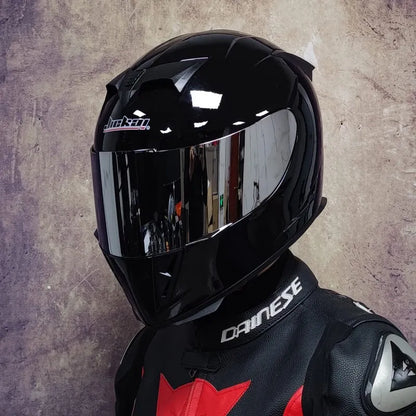 Best selling motorcycle helmet double lens built-in sun visor racing full helmet cascos DOT approved motocross helmet capacete