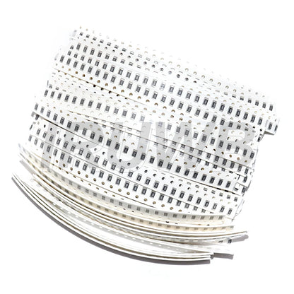 1500PCS/Set Resistors Assorted Set SMD 60 Values X 25Pcs 0R-10M Ohm 1% High Precision Film Chip Resistance Kit 0603 0805