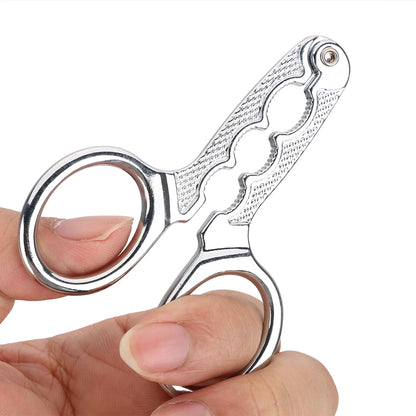 Melon Seed Plier Scissor Nut Cracker Kitchen Tools Stainless Steel Nutcracker Multi-Function Walnut Pine Sheller Opener
