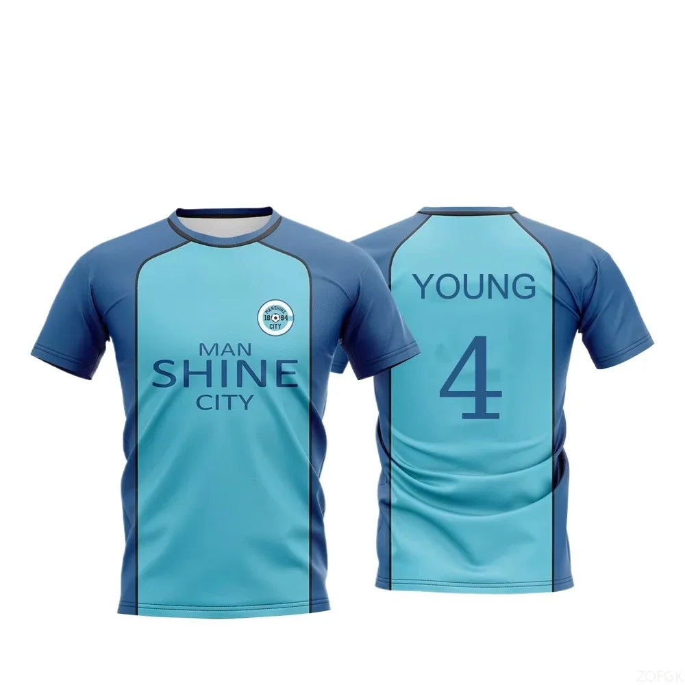 Anime Manshine City Uniform Boys Shirt T-shirt NAGI Japanese Anime Role Playing Top Men's and Women's Maillot Jersey