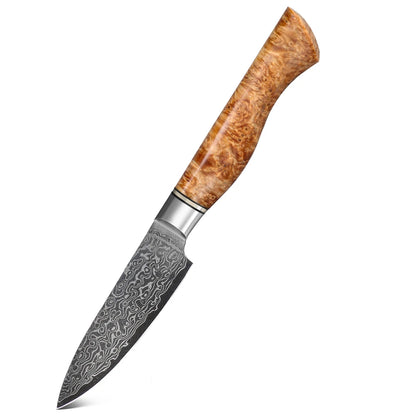 1/5PCS Knife Sets 67 Layer Damascus Super Steel Bread Paring utility Chef Santoku Cake Cook Super Sharp Kitchen Knife