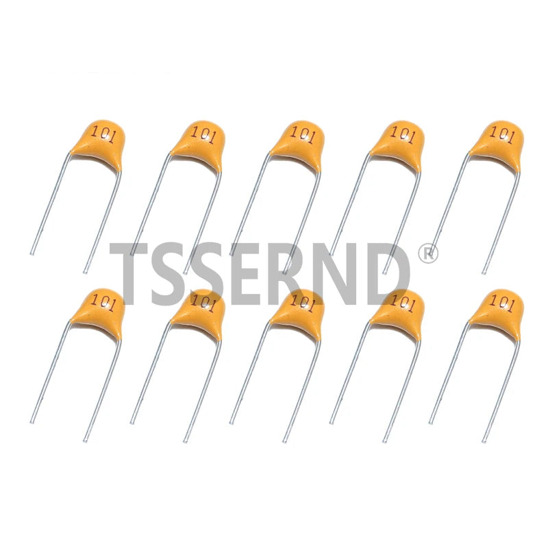 100pcs Monolithic Capacitor 101 102 103 104 105 220 330 50V 100PF 1NF 10NF 0.1UF 22PF 33PF Multilayer Ceramic Capacitors