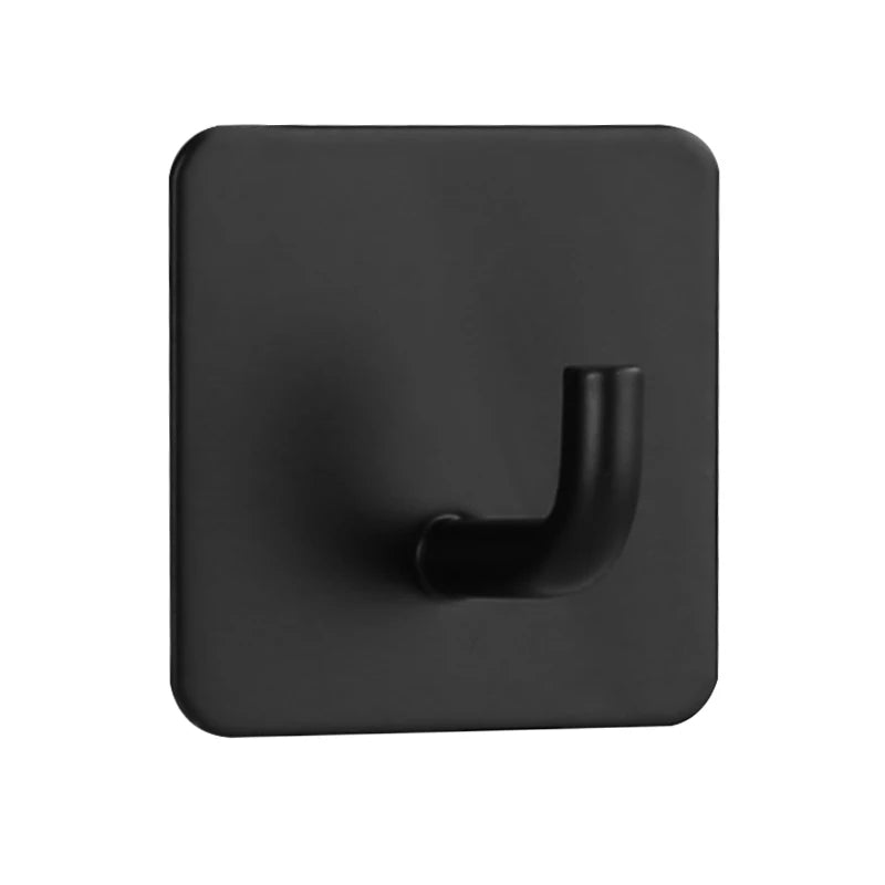 Adhesive Wall Hooks Towel Holder Door Key Cloth Coat Bathroom Robe Hanger Kitchen Hardware Rack Bag Hook Organizer For Hanging