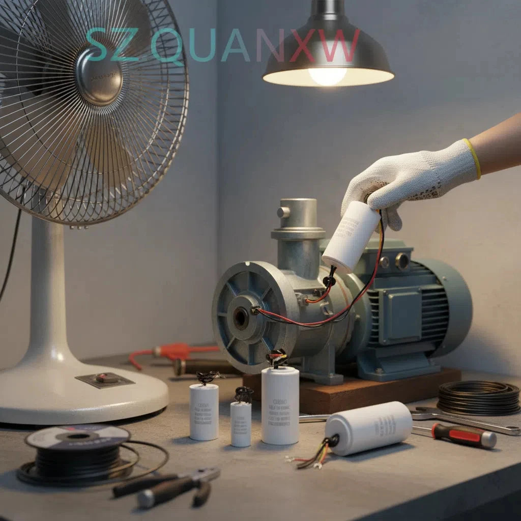 1UF 1.5UF 2UF 3UF 4UF 5UF 6UF 8UF 10UF 12UF 15UF 18UF 20UF 25UF 30UF 35UF 40UF 45UF Motor Run Capacitors CBB60 Spade Tabs 450VAC