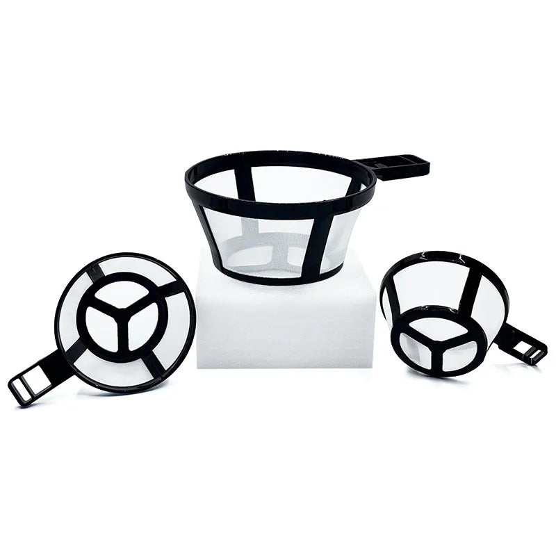 Reusable Coffee Pot Filter Nylon Holder Mesh Basket Coffeeware Spoon Strainer Tea Brewer Strainer Home Kitchen Accessories 1PCS