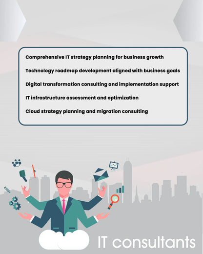 Corporate IT Strategy Consulting Services Digital Operating Model Agile Transformation & ERP Planning Software