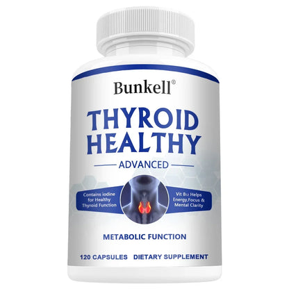 Thyroid Support Supplement for Women and Men, with Iodine, B12 and L-Tyrosine, Supports Hormone Health, Energy and Metabolism