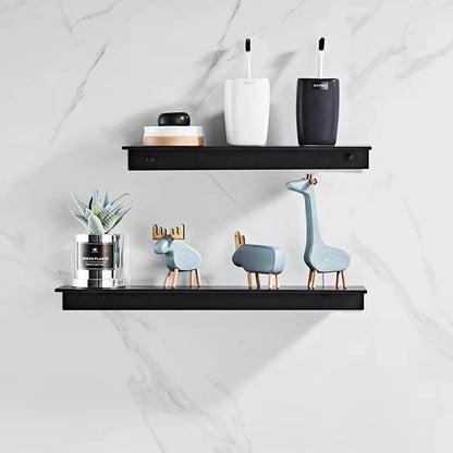 30/40/50CM Bathroom Shelf Aluminum Floating Shelves for Wall Mounted Shower Organiser Kitchen Storage Rack Bathroom Accessories