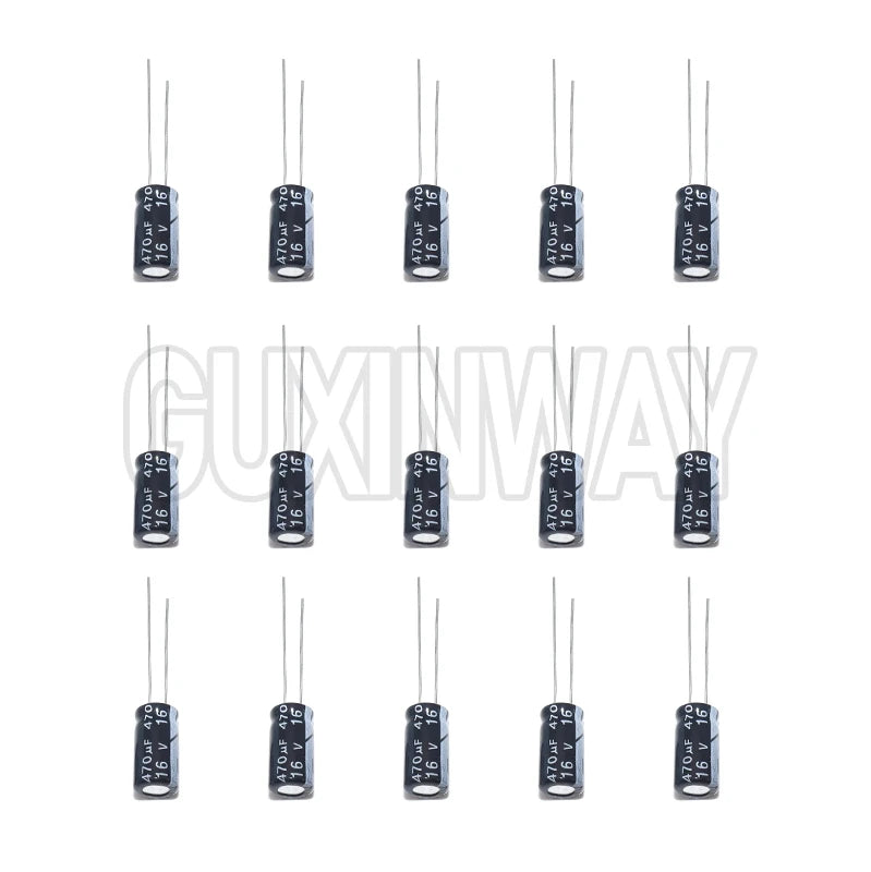 200pcs 15Values 10V 16V 25V 50V 0.1uF-220uF 0.22uf 2.2uf 100uf Radial capacitors set Electrolytic Capacitor Assortment Kit