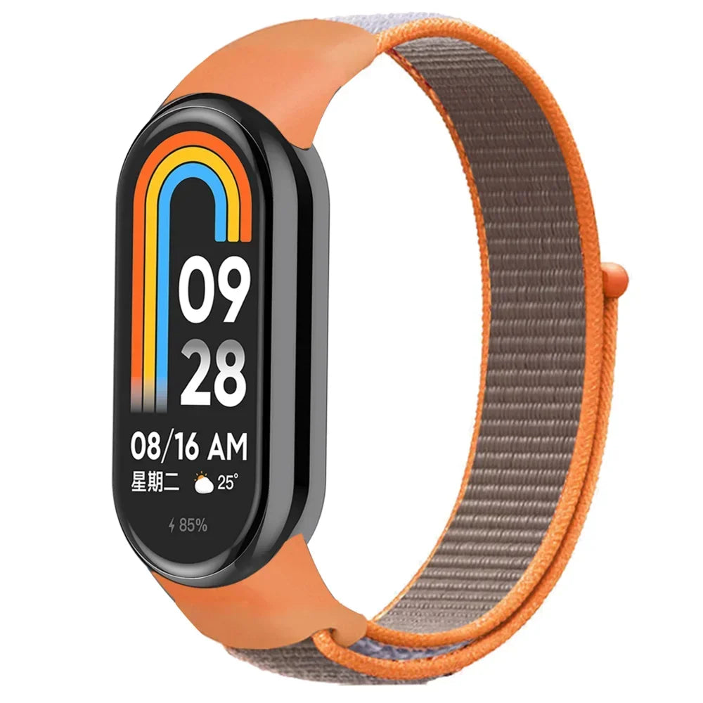 Nylon Loop Strap For Xiaomi Mi Band 10 Smart Watch Belt Wristband Breathable Watchband Correa For Mi Band 9/8 Strap Accessories