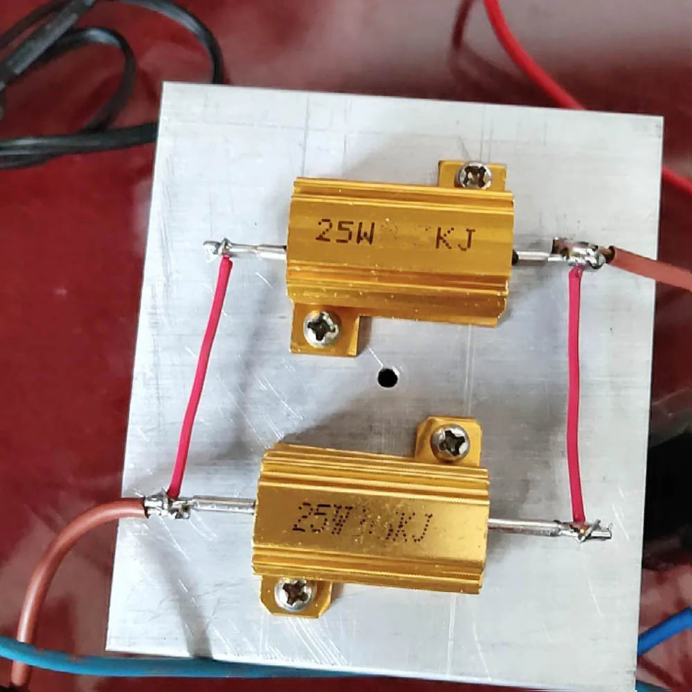 5W- 100W Power Metal Resistor 1 ohm 2ohm 4ohm 8ohm 10ohm resistance Battery charge discharge decoder Amplifier test dummy Load