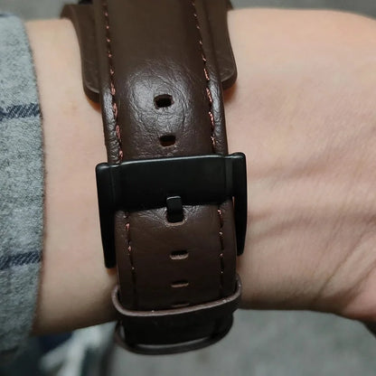 Leather Watch Strap for Fossil CH2564 CH2565 CH2891CH3051 Wristband 22mm 20mm Black Brown Tray Watchband with Rivet Style