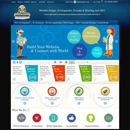 Website Design and Web Development Company for Services and Business Website Design Theme and Template Builder Software
