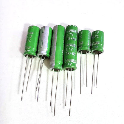 (10PCS)2.7V 1F 3F 3.3F 5F 7F Supercapacitor /Super Faraday capacitor 8x12mm 8X20MM 8X25MM 8X30MM