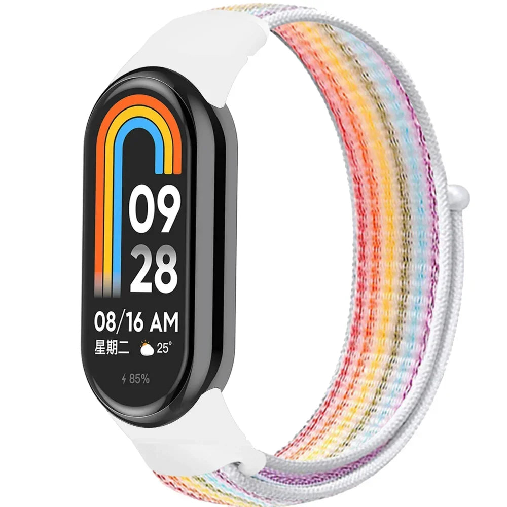 Nylon Loop Strap For Xiaomi Mi Band 10 Smart Watch Belt Wristband Breathable Watchband Correa For Mi Band 9/8 Strap Accessories