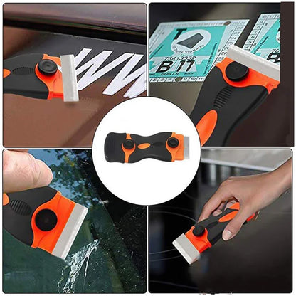 Scraper Blade Tool Auto Film Sticker Glue Ice Remover Razor Window Gap Glass Ceramic Kitchen Home Car Cleaner Squeegee Knife