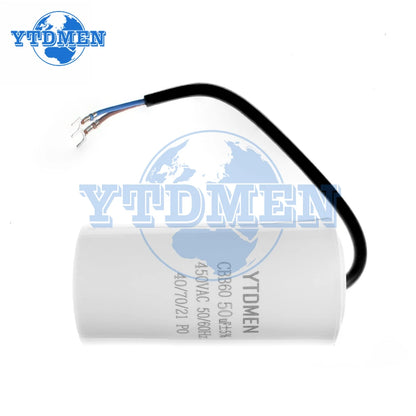 CBB60 Capacitor 450V AC Motor Run Capacitors 4UF 6UF 8UF 10UF 12UF 18UF 20UF 30UF 40UF 50UF 60UF for Washing Machine, Water Pump
