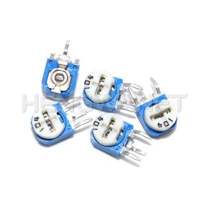 RM063 65PCS Trimmer Potentiometer Adjustable Resistance 100R~1M Potentiometers 1K 5K 10K 20K 50K 100K 500K 1M Variable Resistors