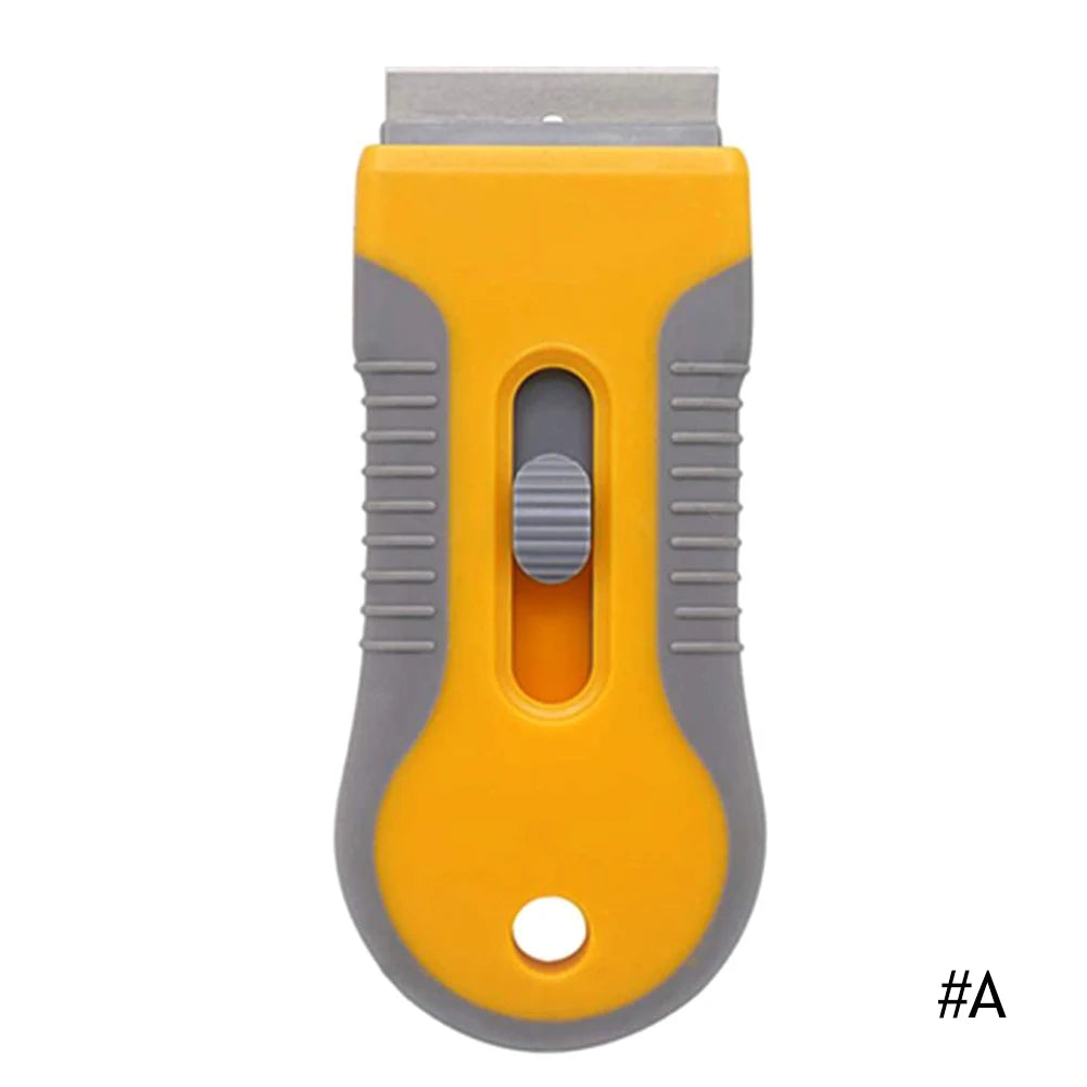 Scraper Blade Tool Auto Film Sticker Glue Ice Remover Razor Window Gap Glass Ceramic Kitchen Home Car Cleaner Squeegee Knife
