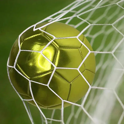 Golden silver Football Soccer Balls Official Size 5 PVC Football Team Training Footy Ball Outdoor Match Game Football Training..