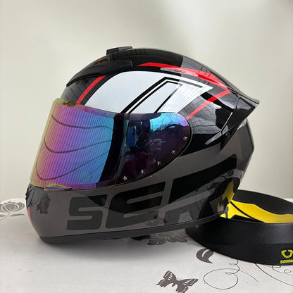 Full Face Motorcycle Helmet Men Women DOT Winter Safety Anti-Fog Waterproof Riding Motorbike Helmet Casco Motocross