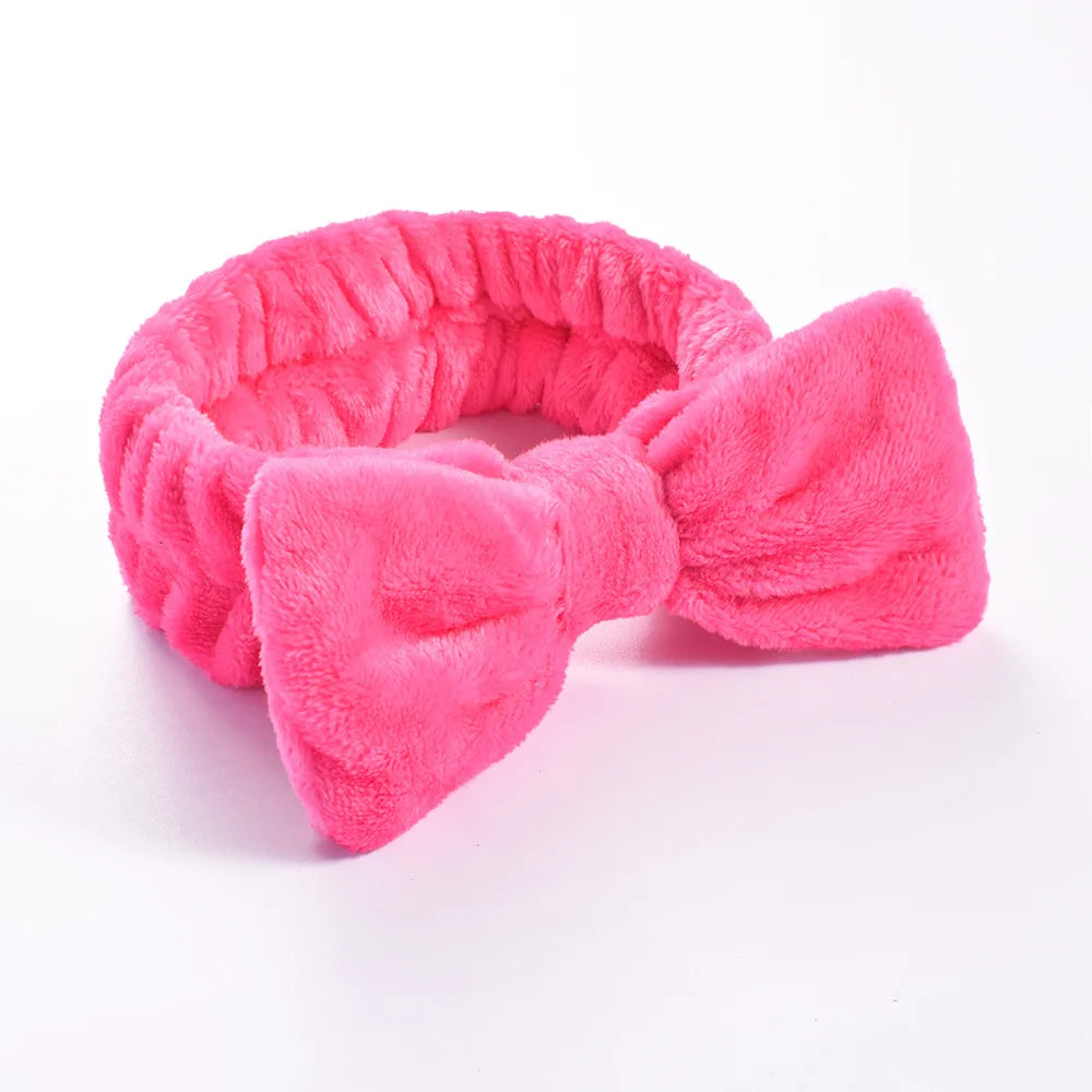 1/2/3Pcs Face Wash Absorbent Wristband Headband Hair Accessories Set Women Girls Coral Fleece Hair Bands Cuff Waterproof Bands