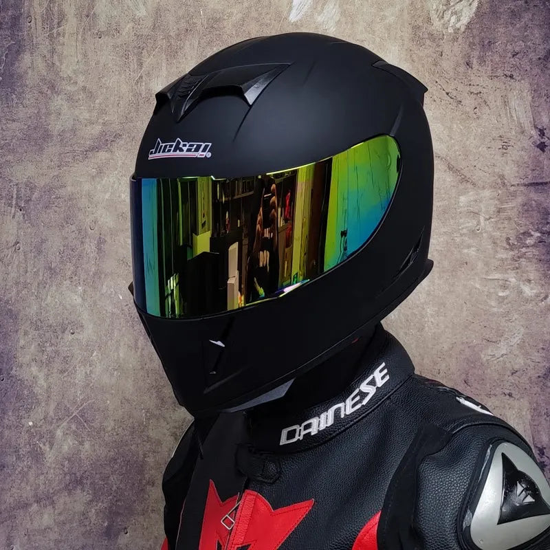 Best selling motorcycle helmet double lens built-in sun visor racing full helmet cascos DOT approved motocross helmet capacete