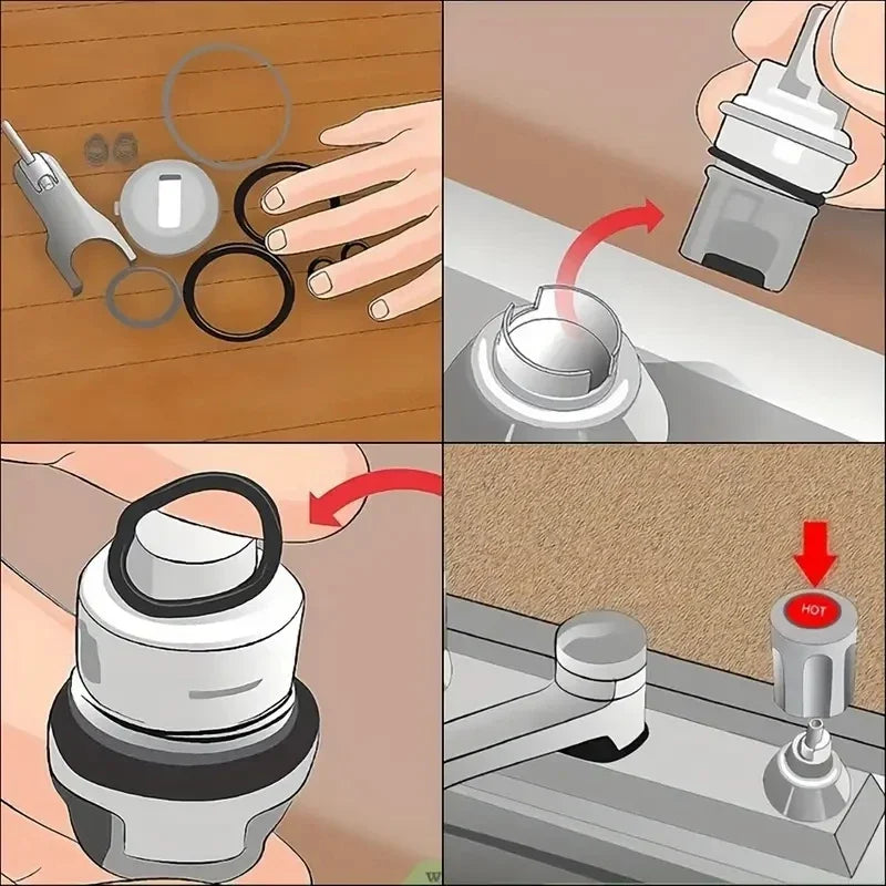 Rubber O Ring Set Gaskets Seal Nitrile Rubber Bands High Pressure O-Rings Repair Kit Sealing Elastic Band O Rubber Rings